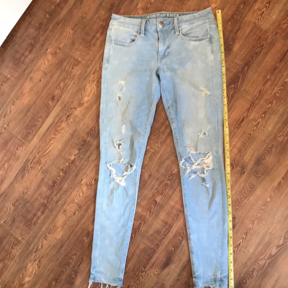AEO super stretch distressed jegging - Picture 4 of 10